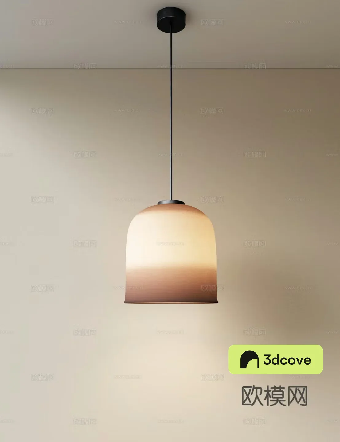 Modern gradient chandelier restaurant chandelier bar chandelier