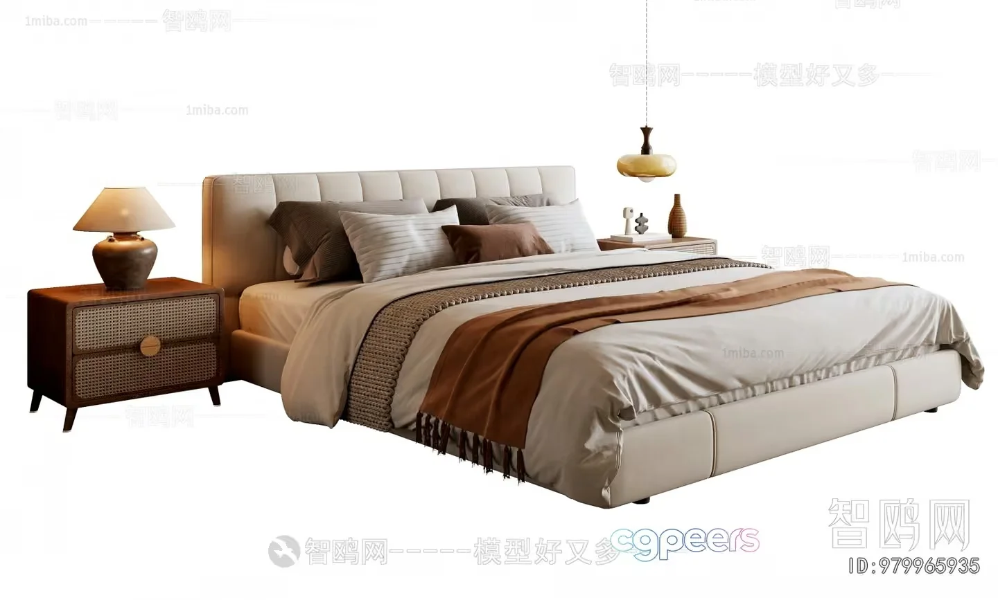 Cozy Bedroom 3D Model – 8299 – VRAY Render