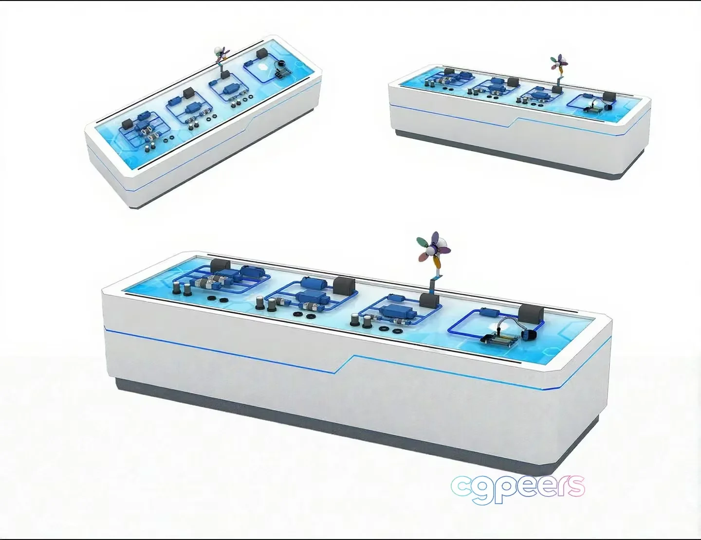 Modern Electronic Device 3D Model – 14286 – VRAY Render