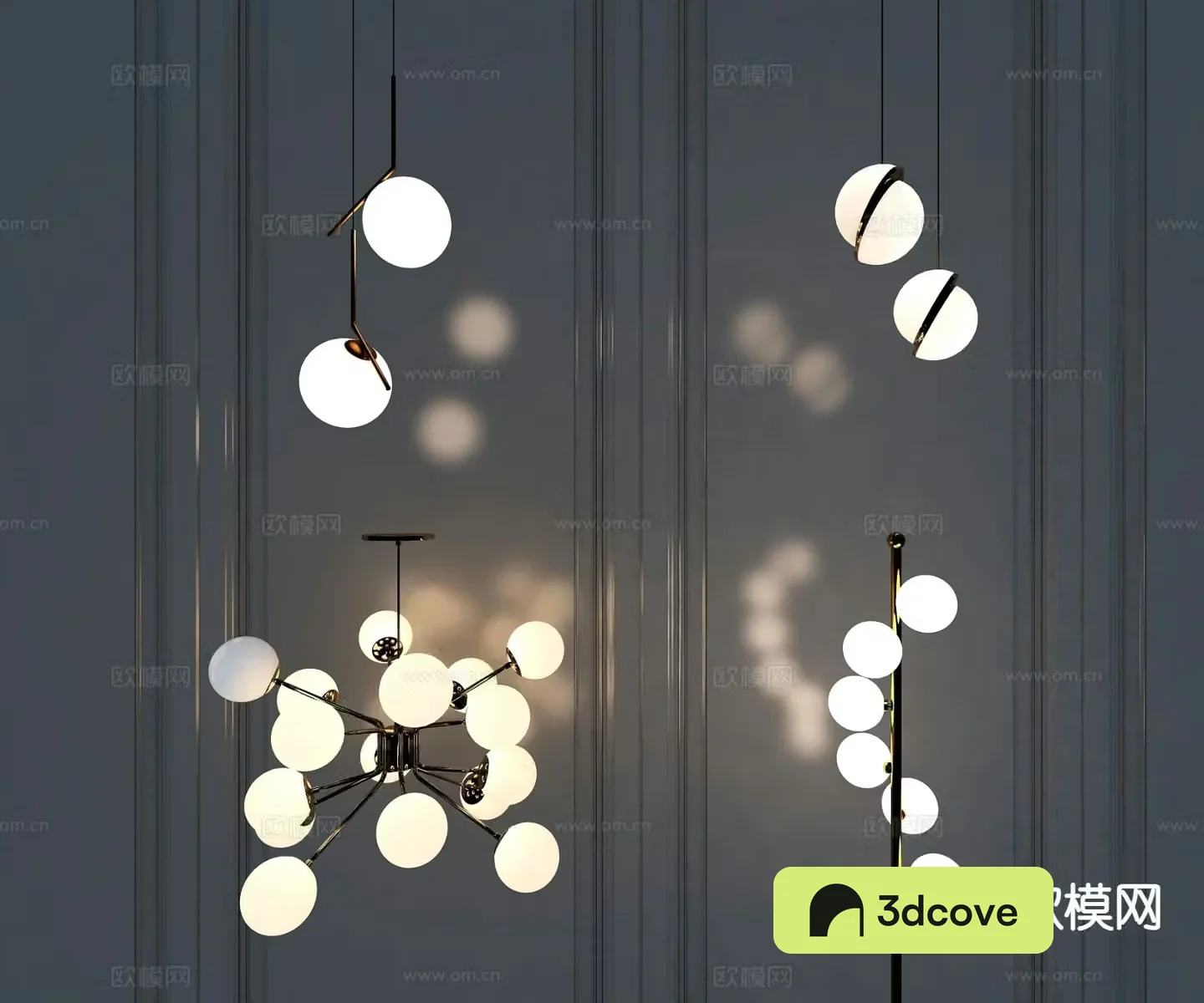 Light luxury chandelier hall chandelier