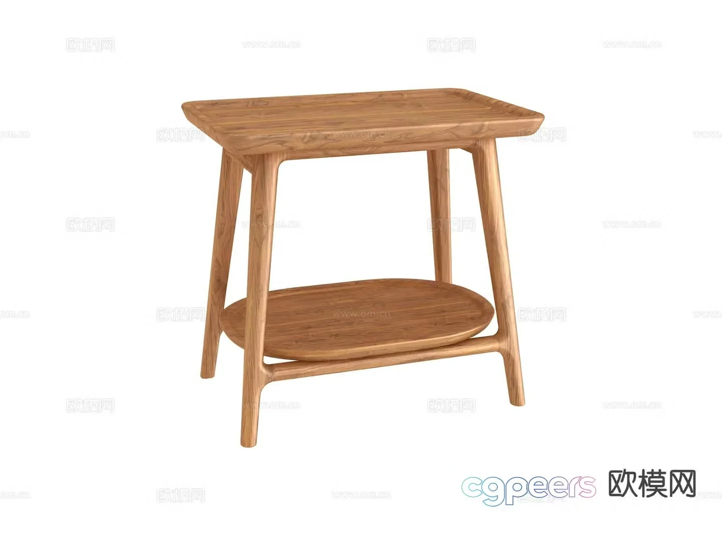 Modern casual table side table corner table 3d model