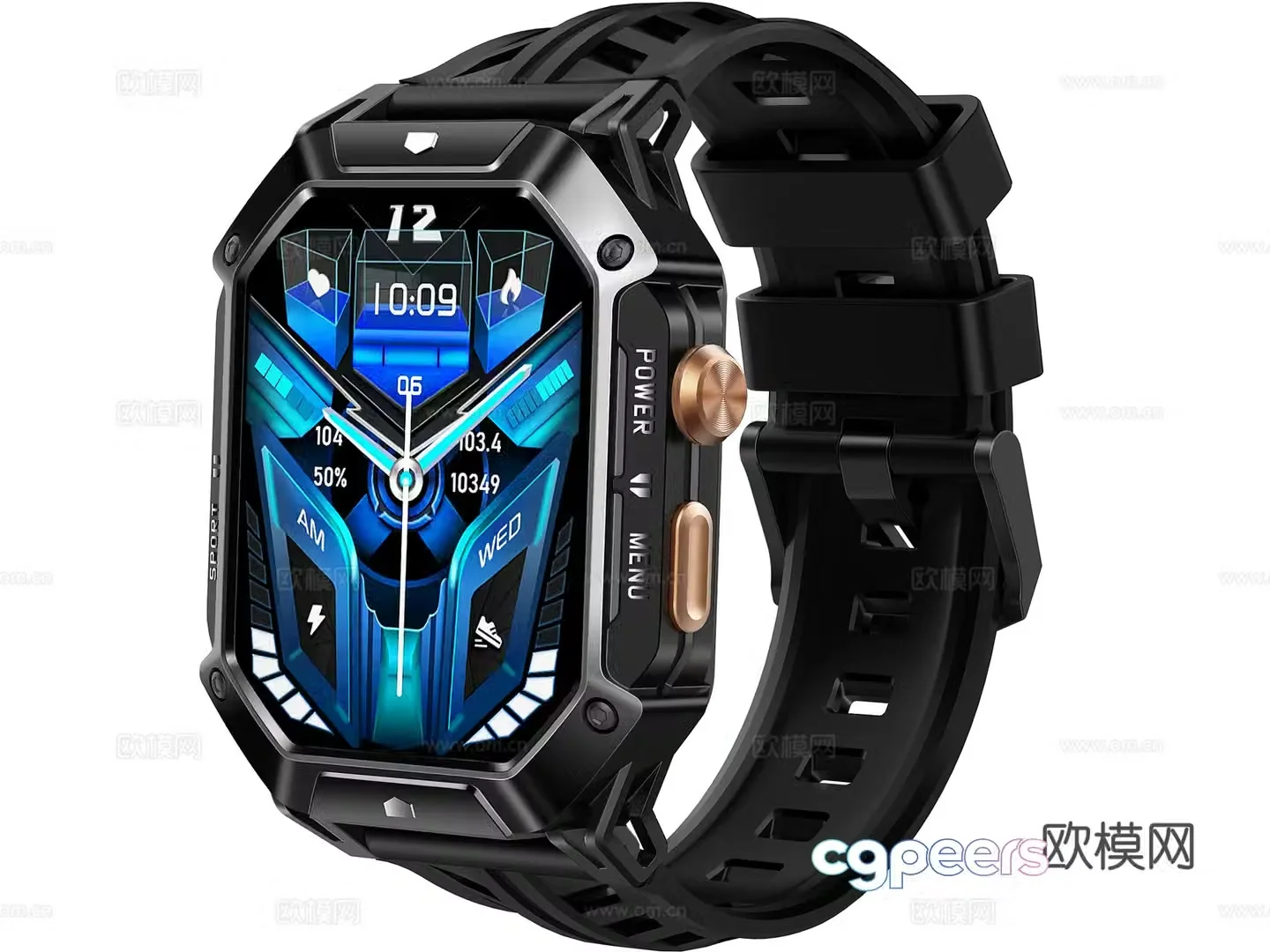 smart watch electronic watch 3d model