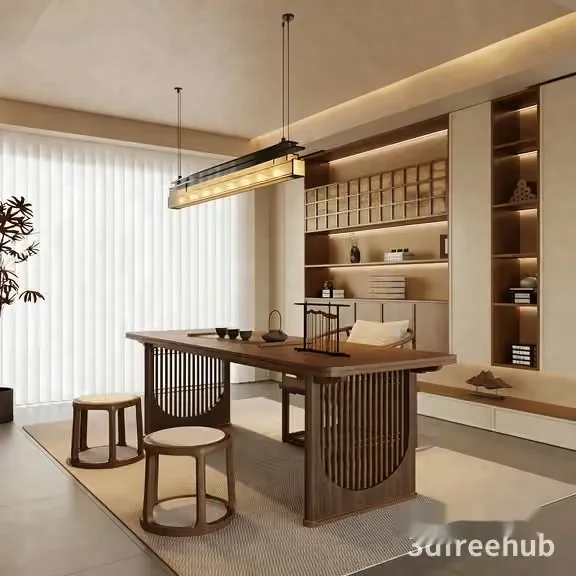 Modern Office Space 3D Model – 22238 – VRAY Render