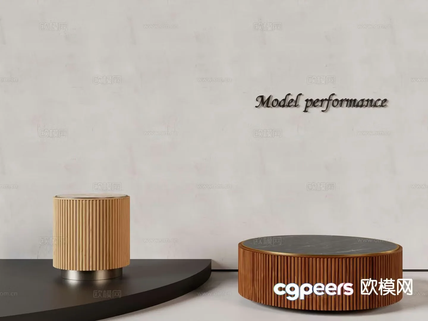 Wabi-sabi coffee table 3d model