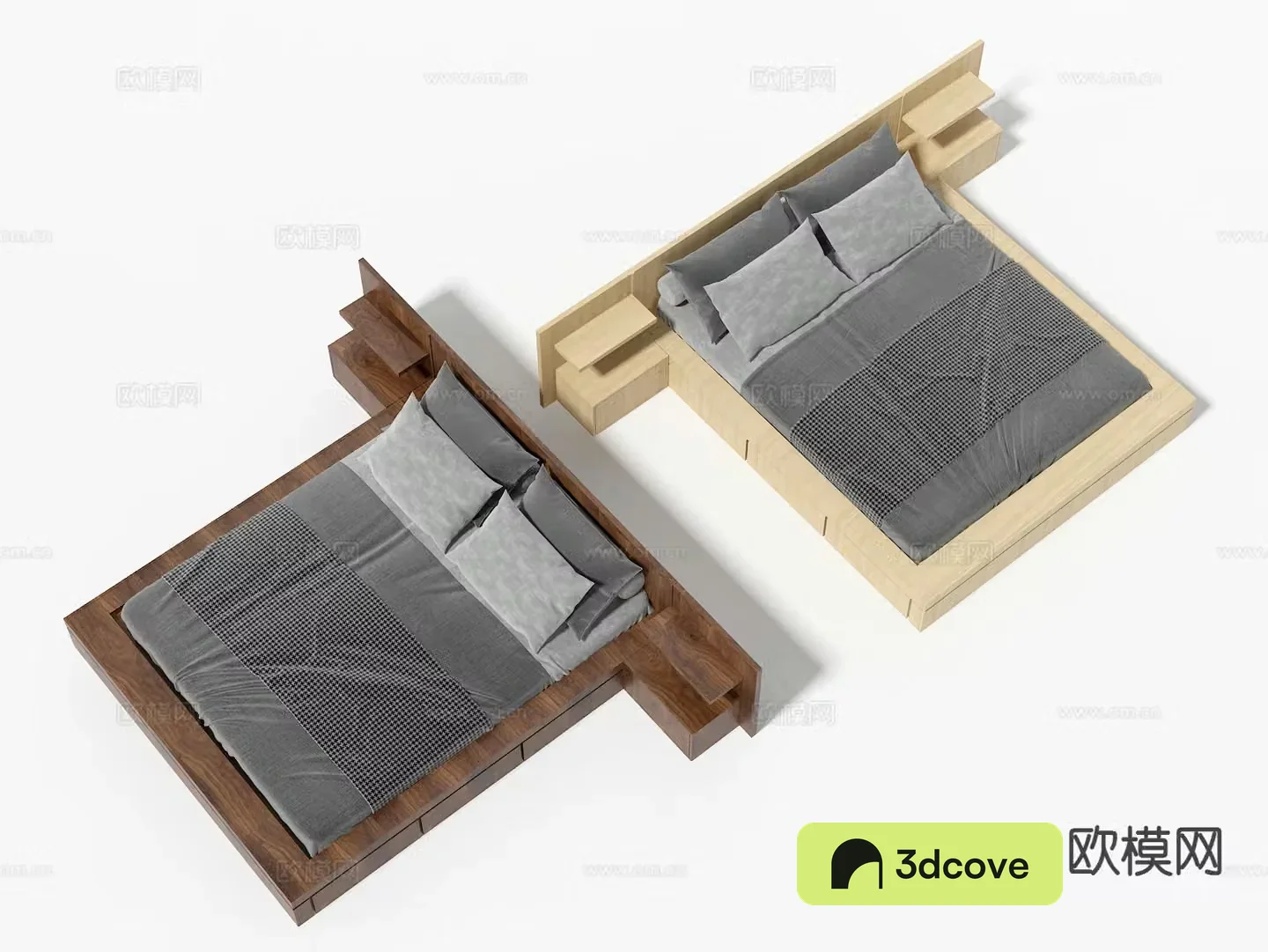 Tatami bed double bed