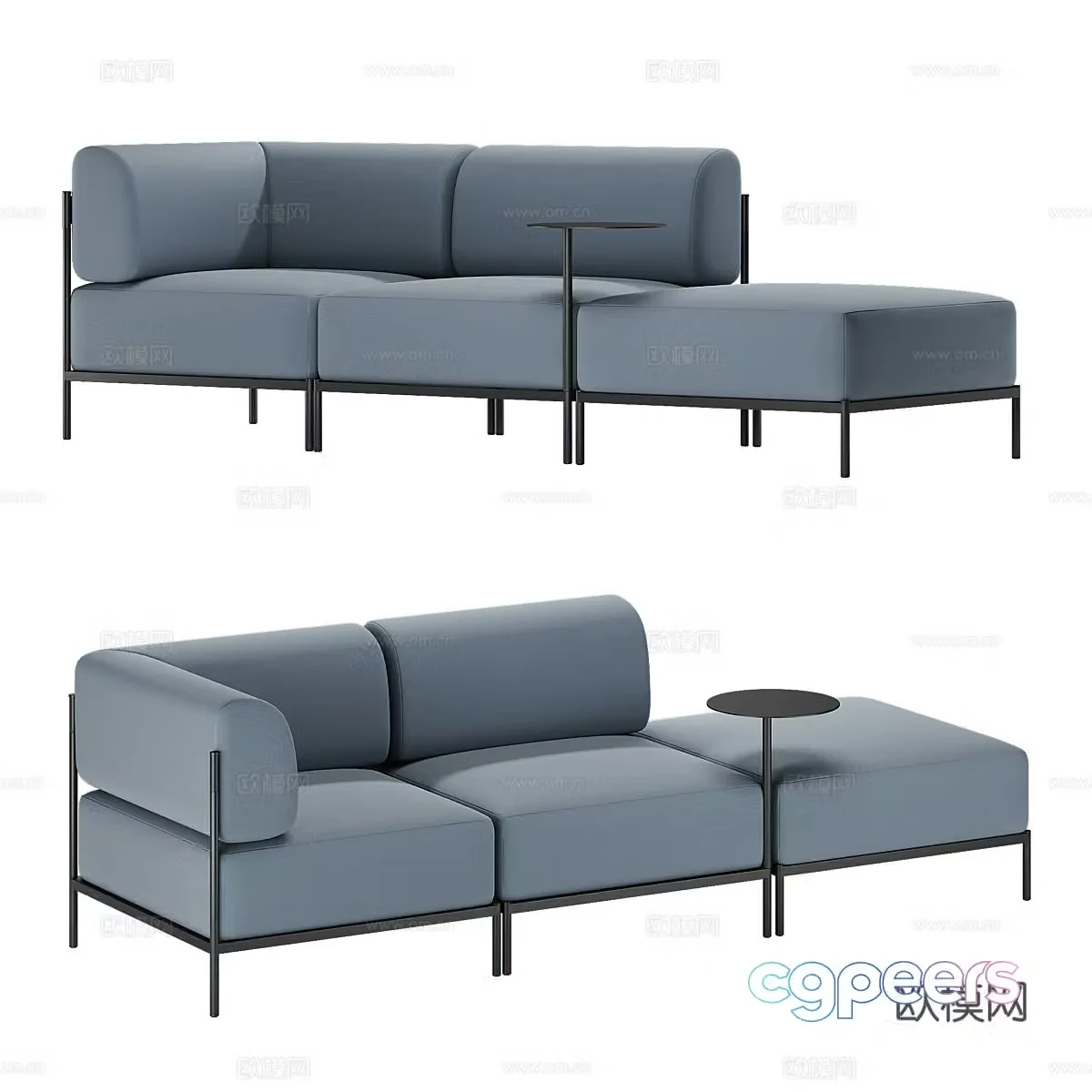 Multiplayer sofa 3d model