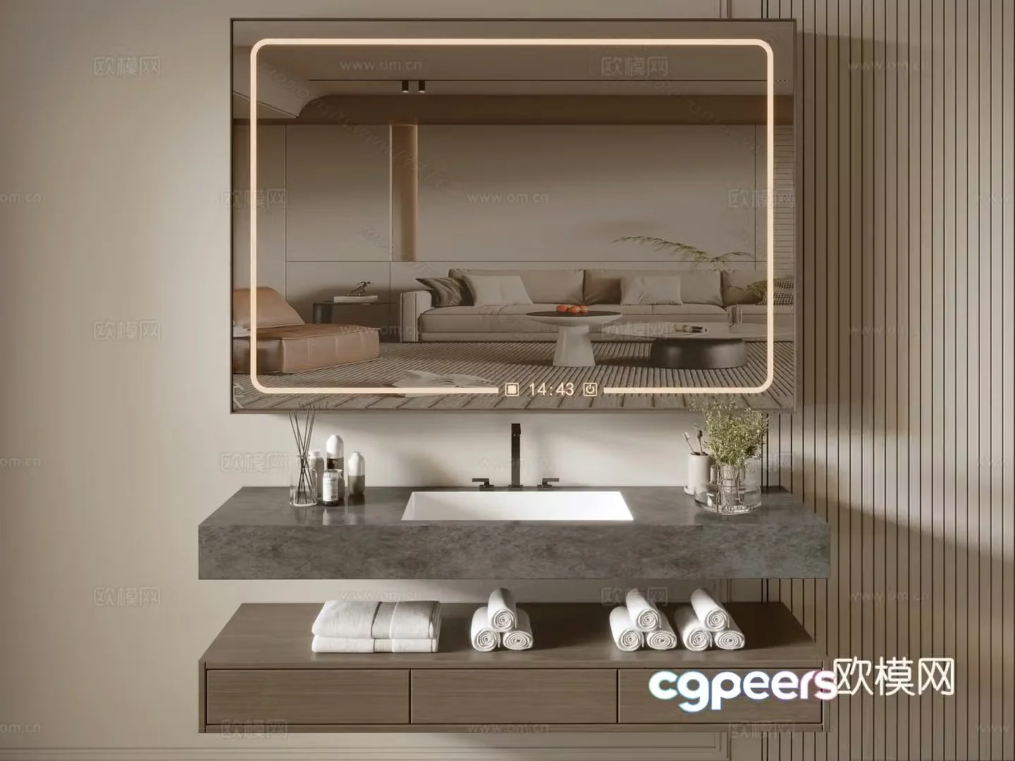 Modern wash basin wash basin 3d model