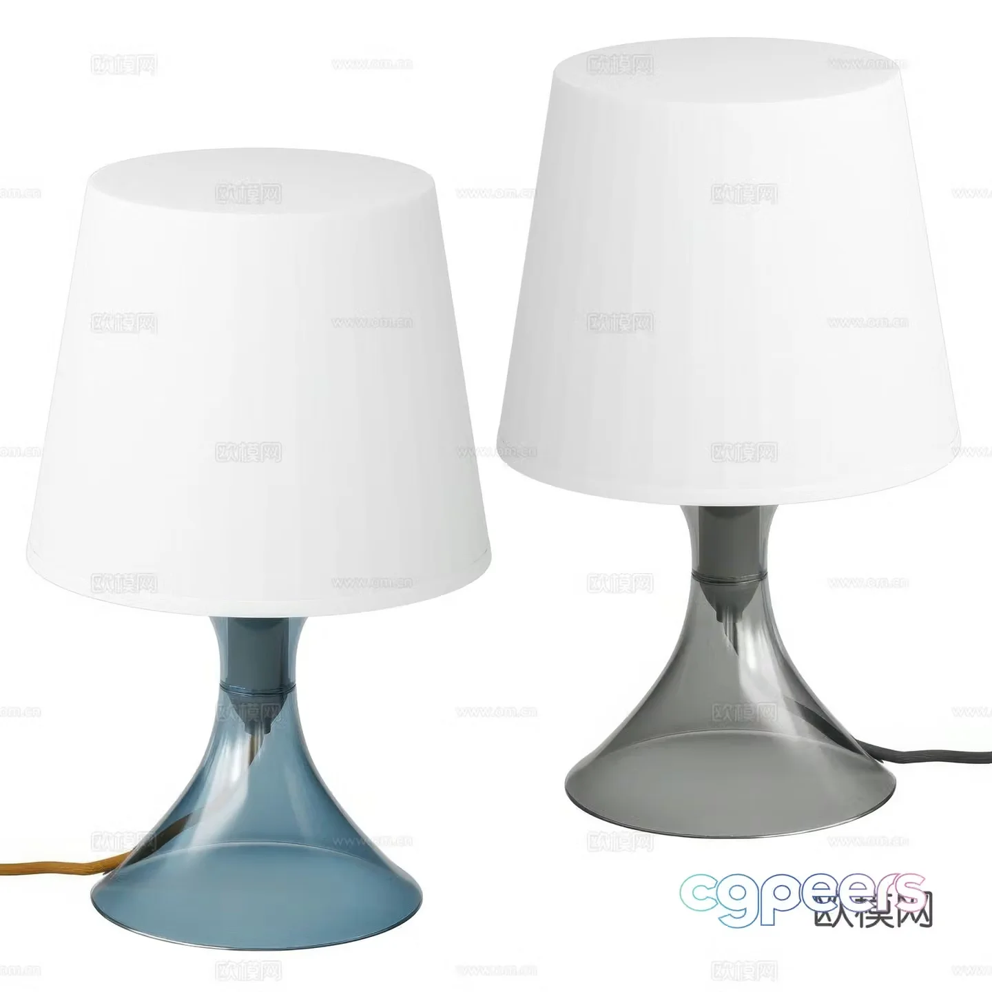 Modern minimalist desk lamp 3d model