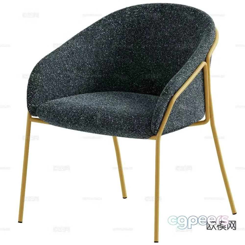 Innova modern chair dining chair 3d model