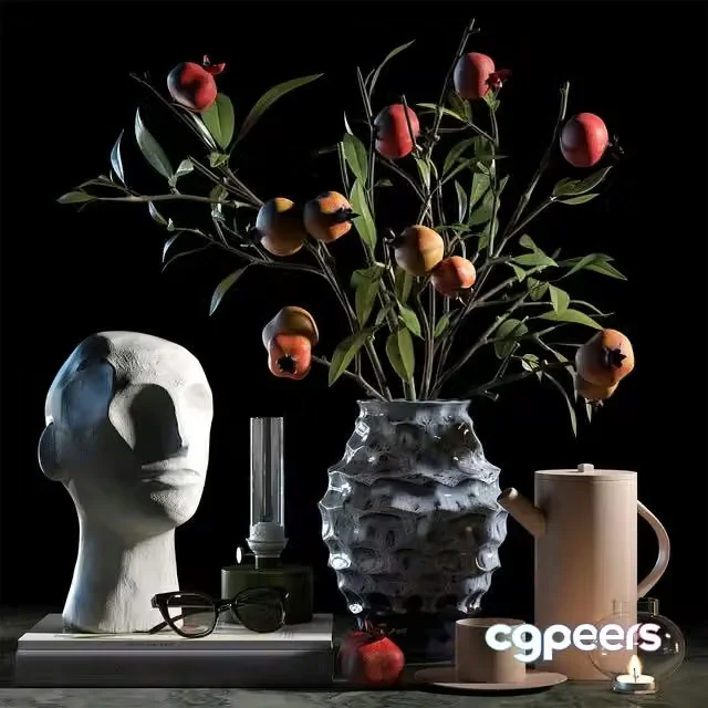 3ds Max Free – Decorative set 013