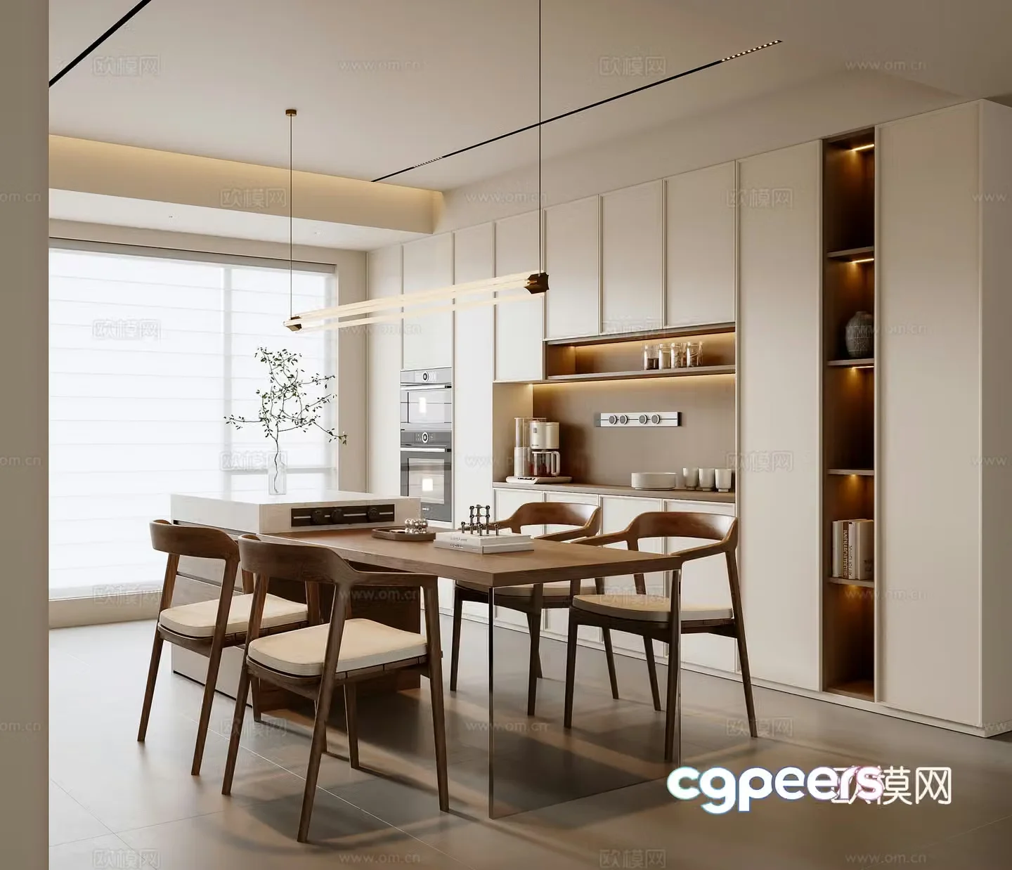 New Chinese restaurant 3D model