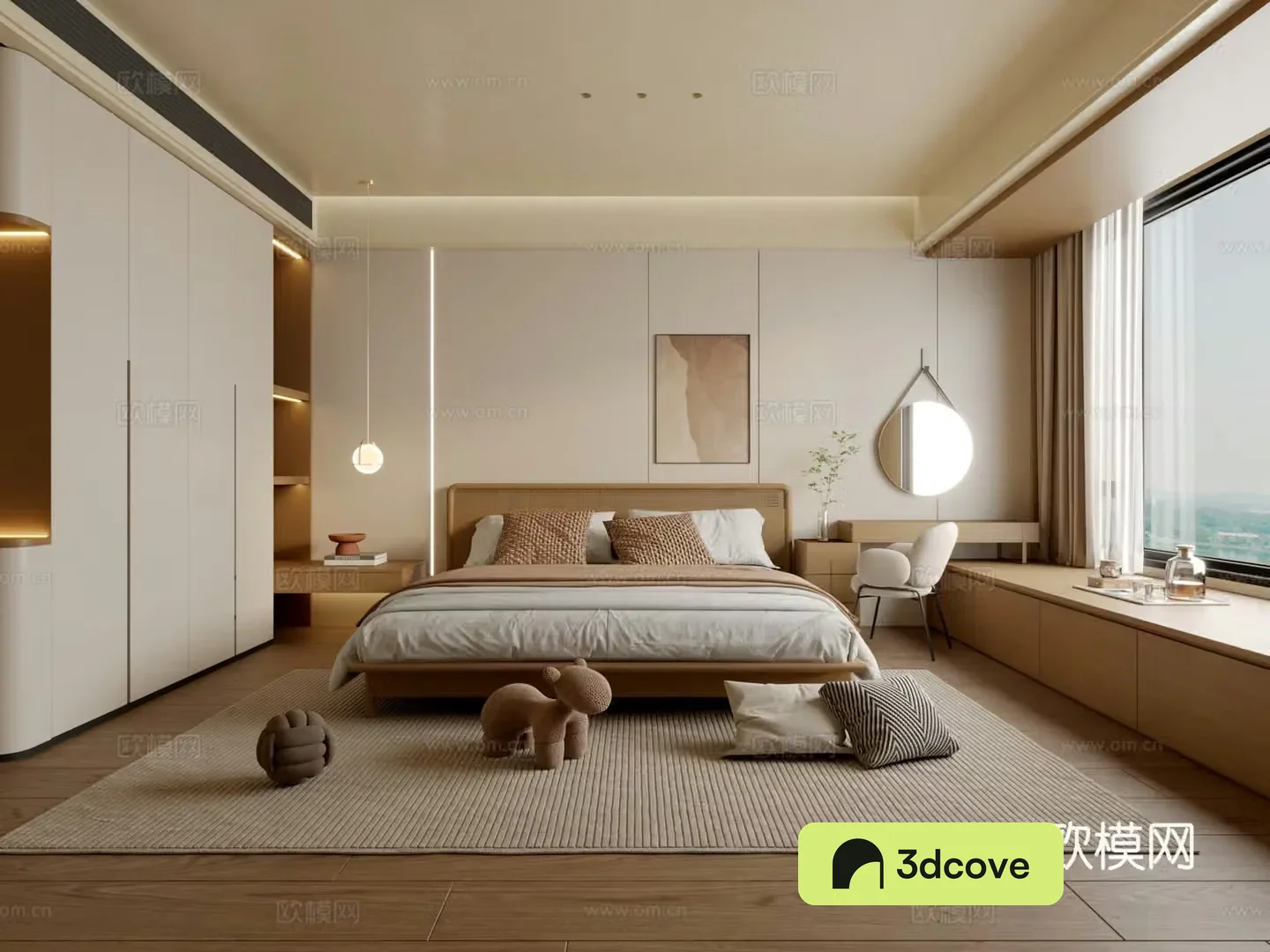 Log wind bedroom