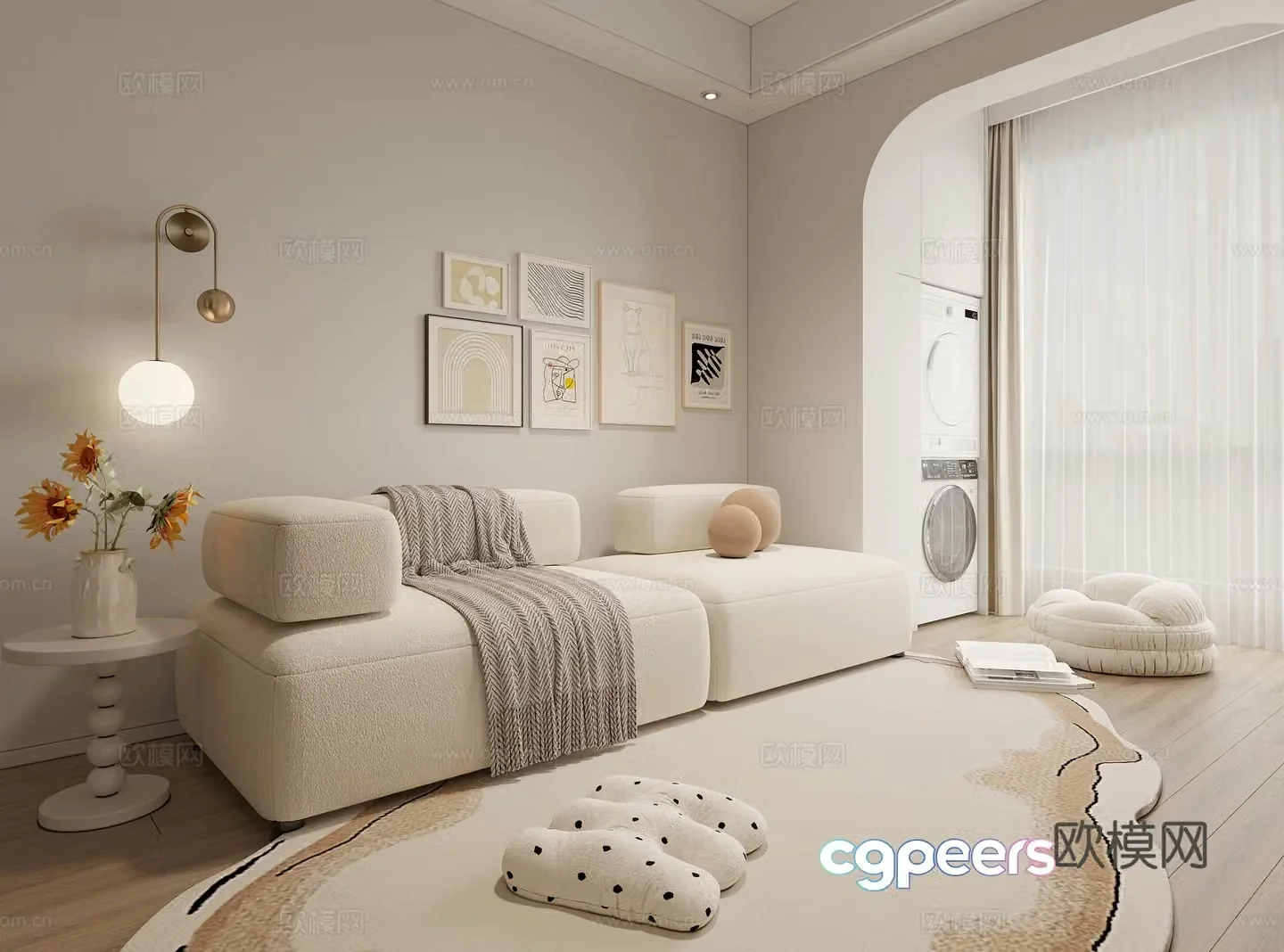 Living room 3d model