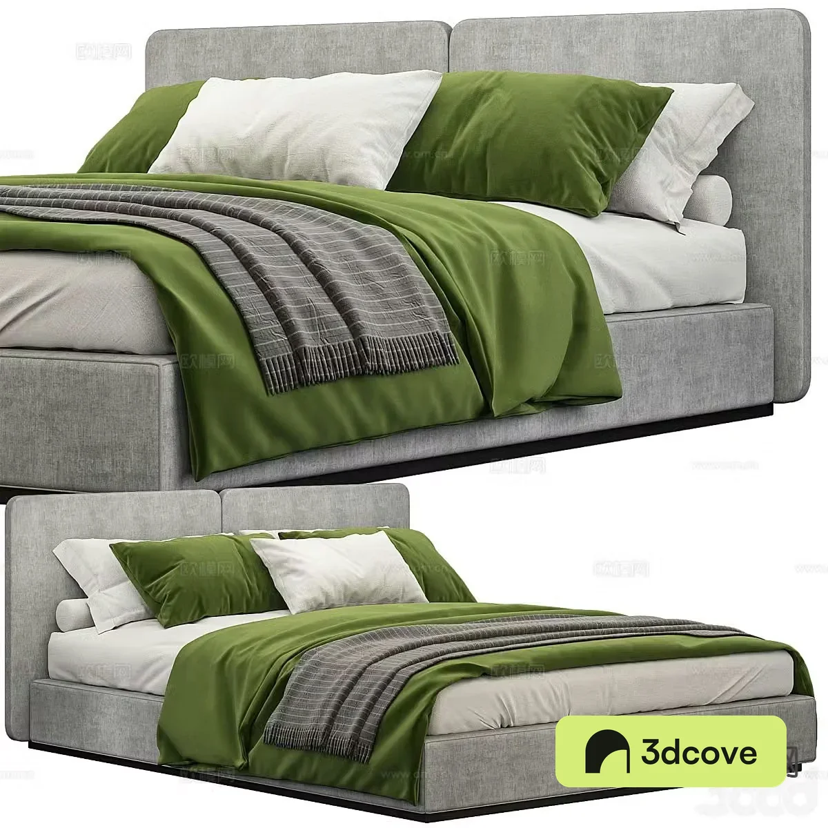 Modern double bed