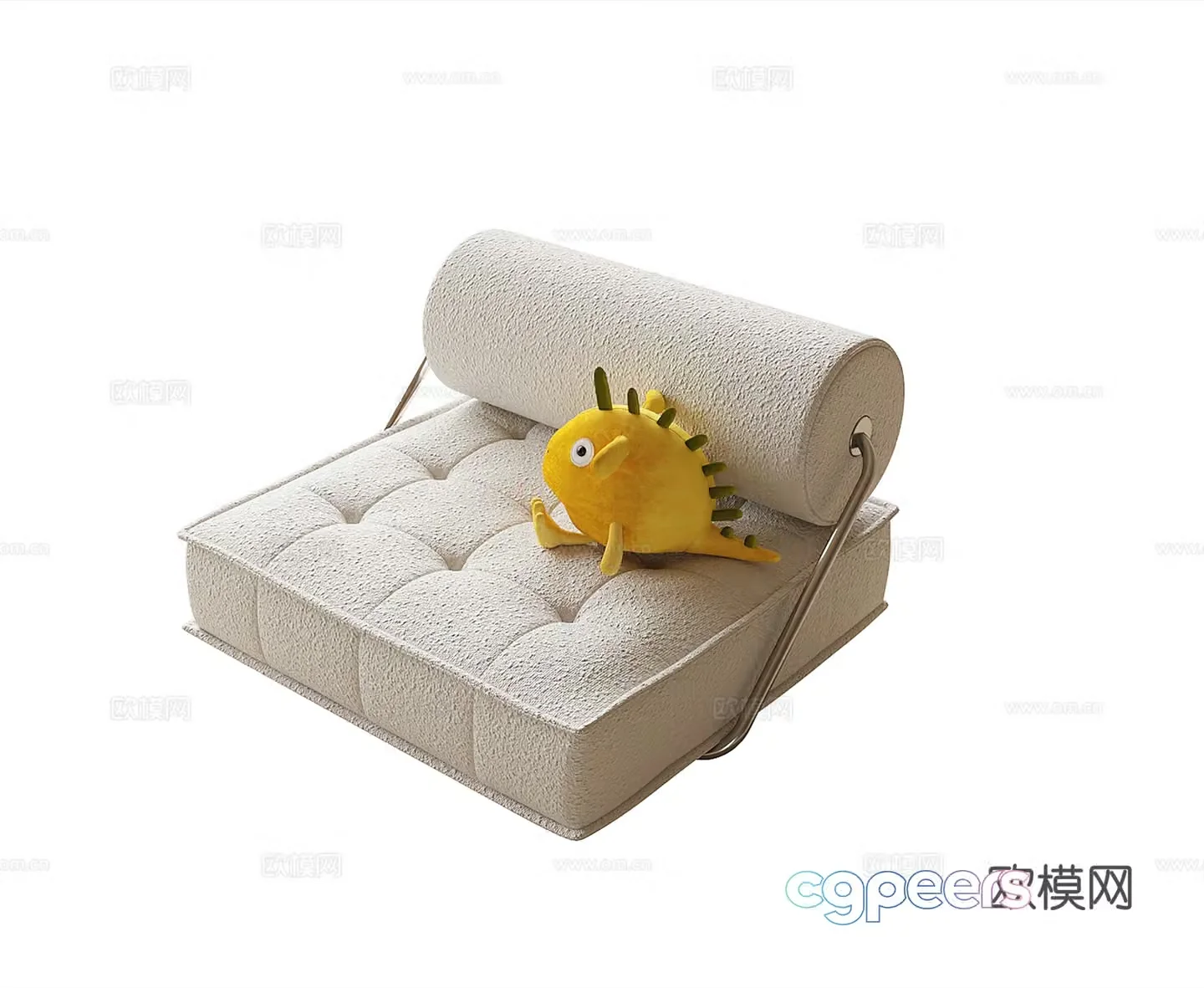Modern leisure sofa 3d model
