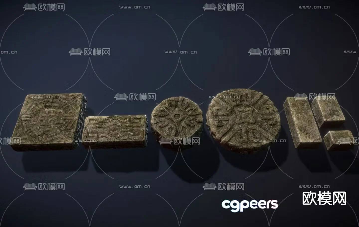 Landscape stone table Landscape stone table 3D model