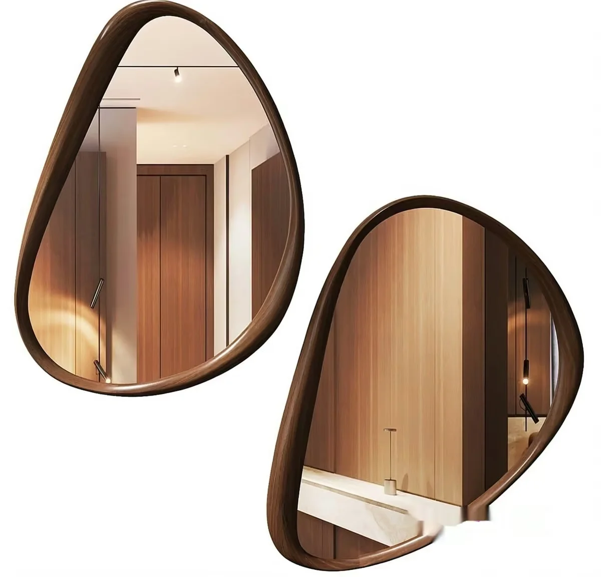 Modern Teardrop Mirror 3D Model – 19945 – VRAY Render