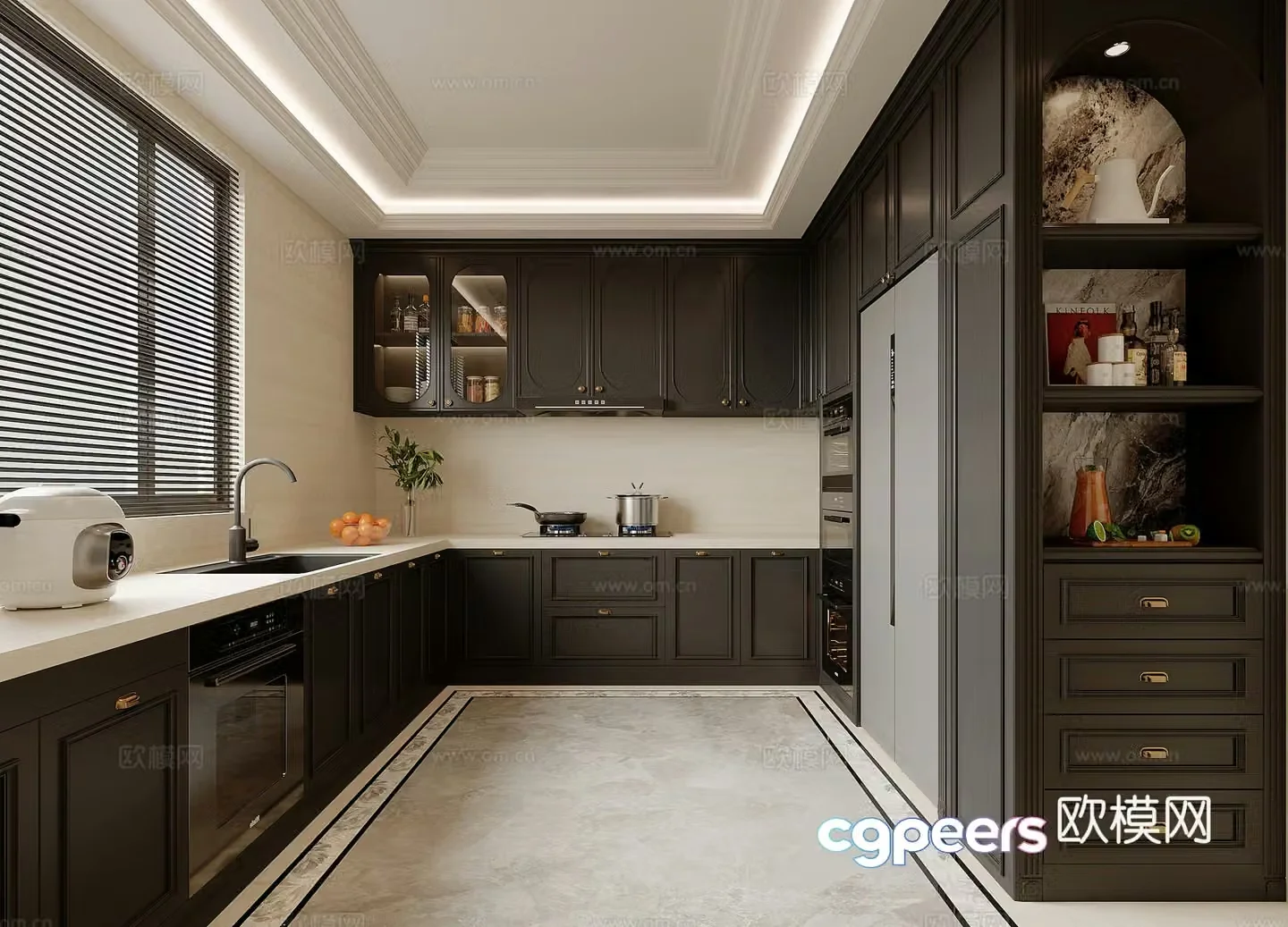 French kitchen 3d model