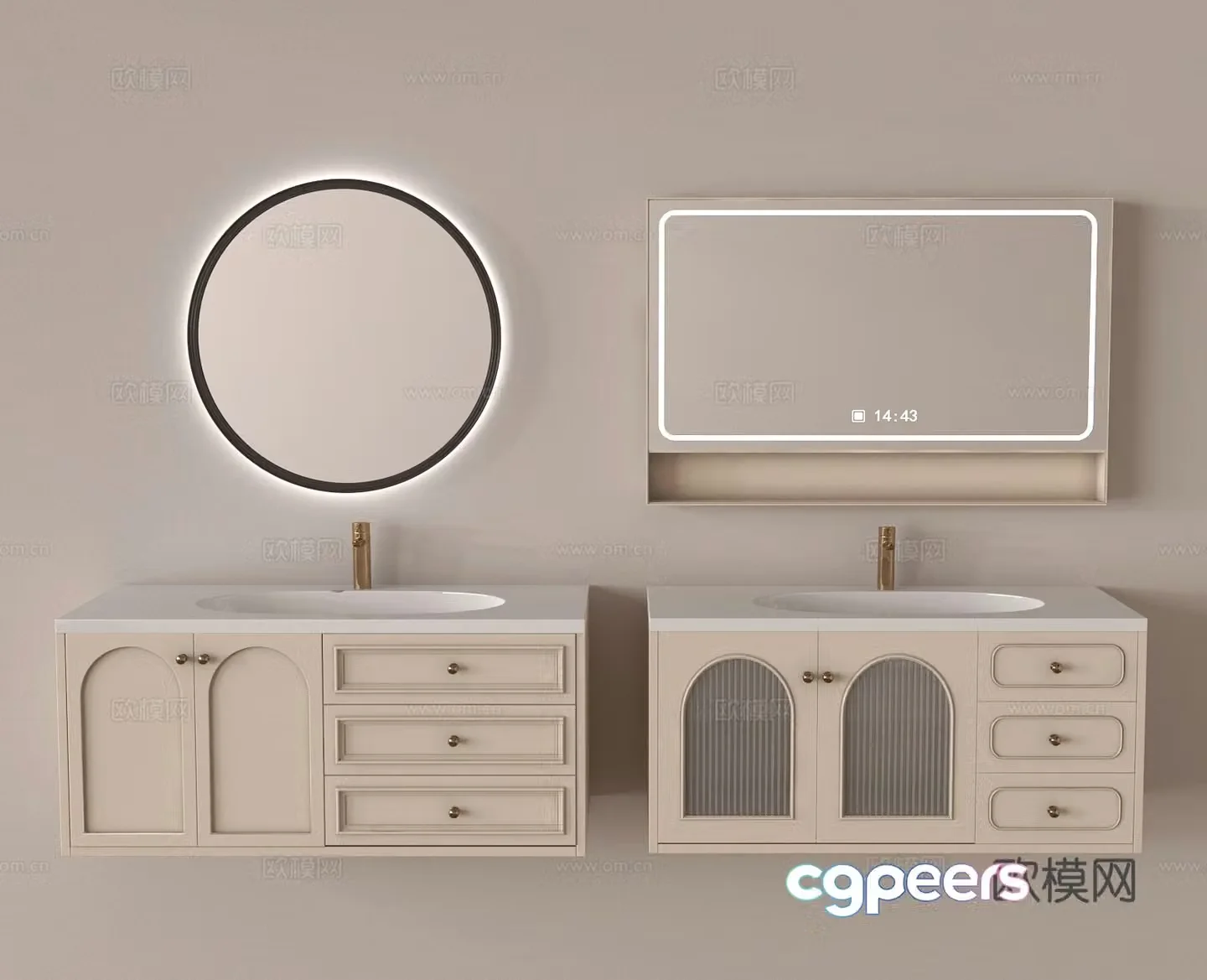 Bathroom cabinet 3d model