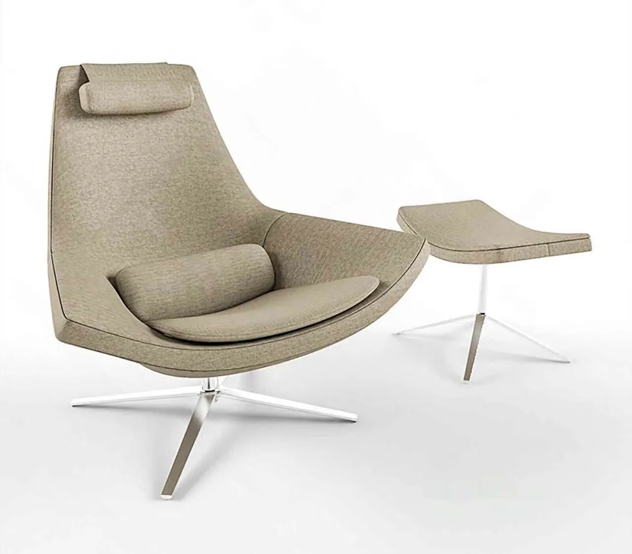 Modern Light Brown Chair 3D Model – 14634 – VRAY Render