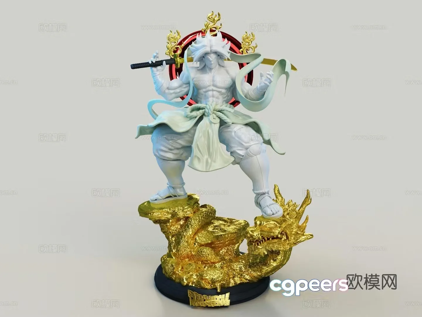 Dragon Ball Sun Wukong Akira Toriyama Comic Figure Character Sculpture 3D Model