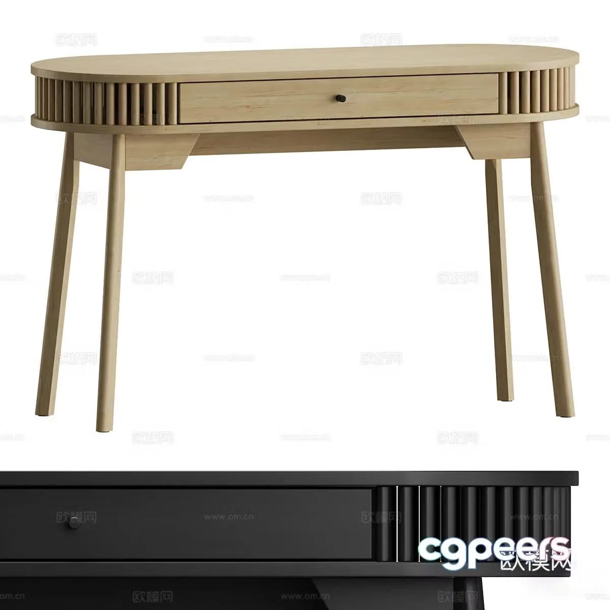Tea table and chair 3d model