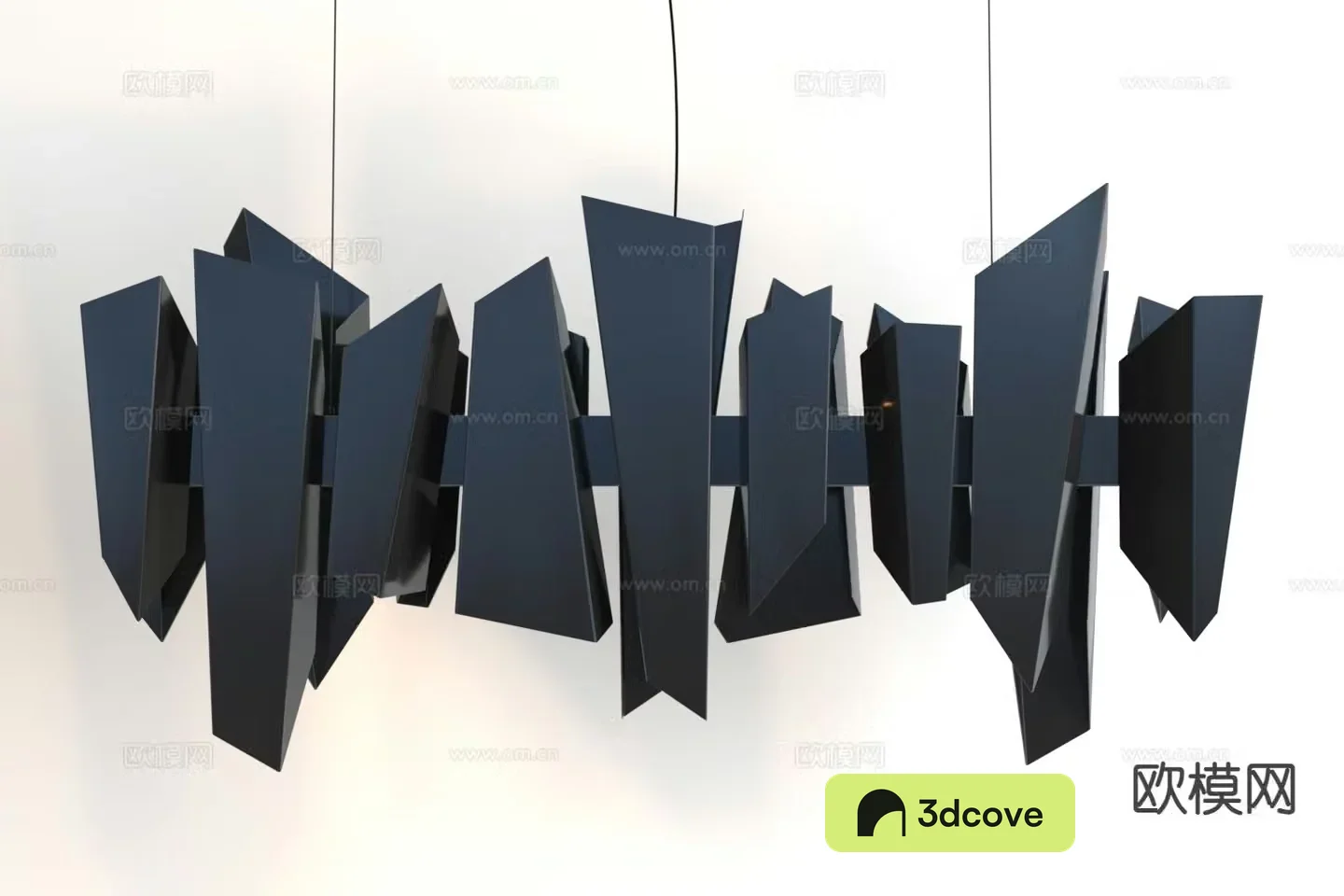 Geometric chandelier art chandelier