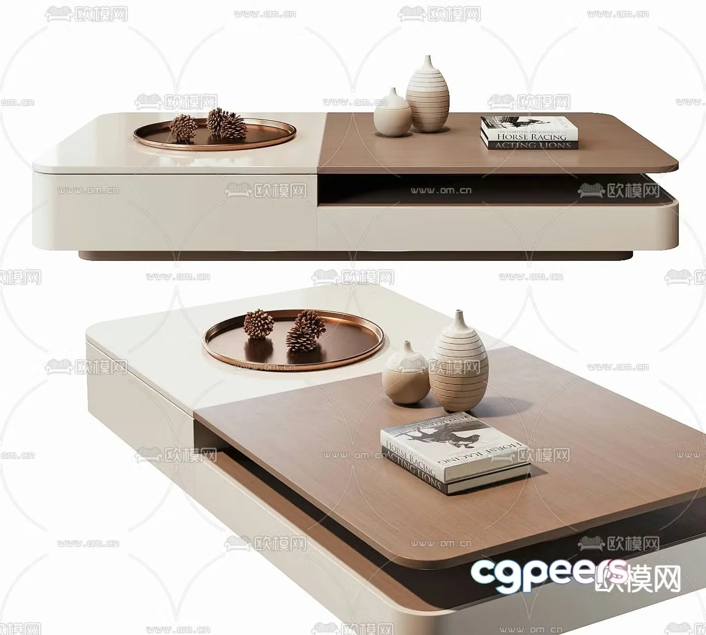 Modern coffee table 3d model