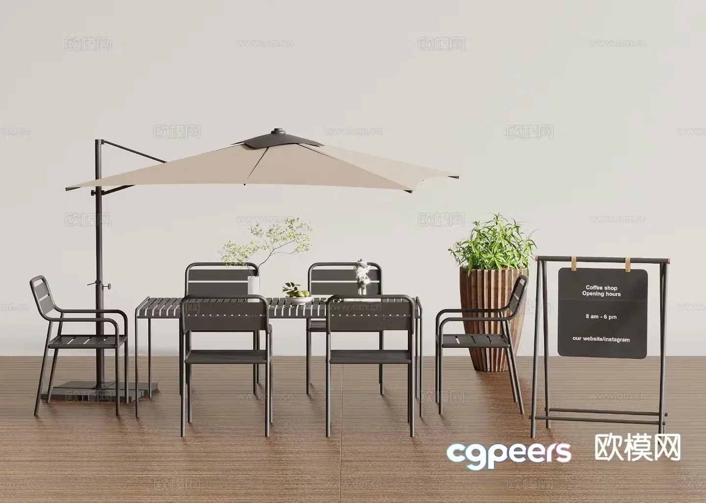 Outdoor tables and chairs camping tables and chairs 3d model