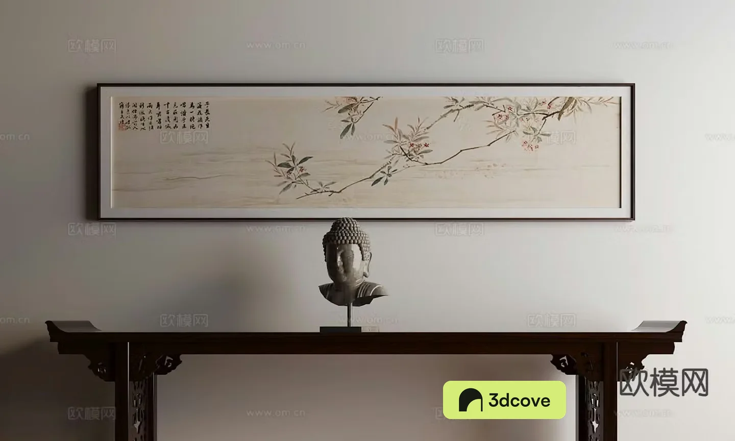 New Chinese style decorative paintings Zen hanging paintings Banner hanging paintings Calligraphy and painting