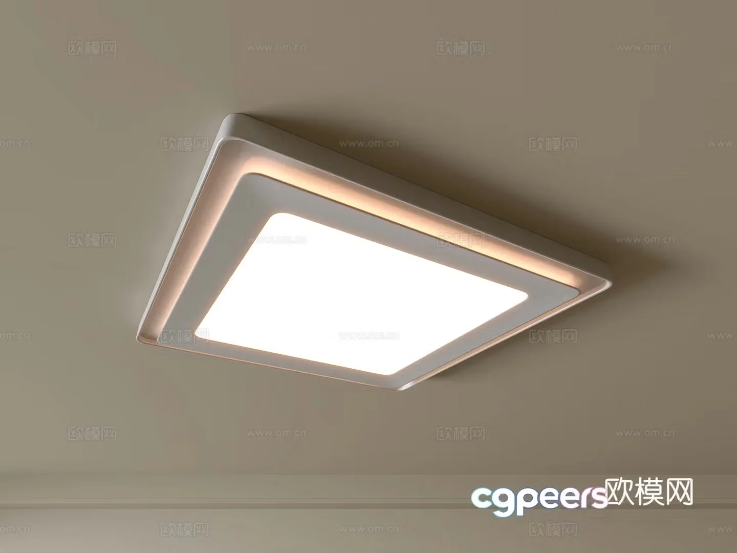 Modern ceiling lamp Geometric ceiling lamp Bedroom lamp Artistic shaped lamp Fashion living room lamp 3D model