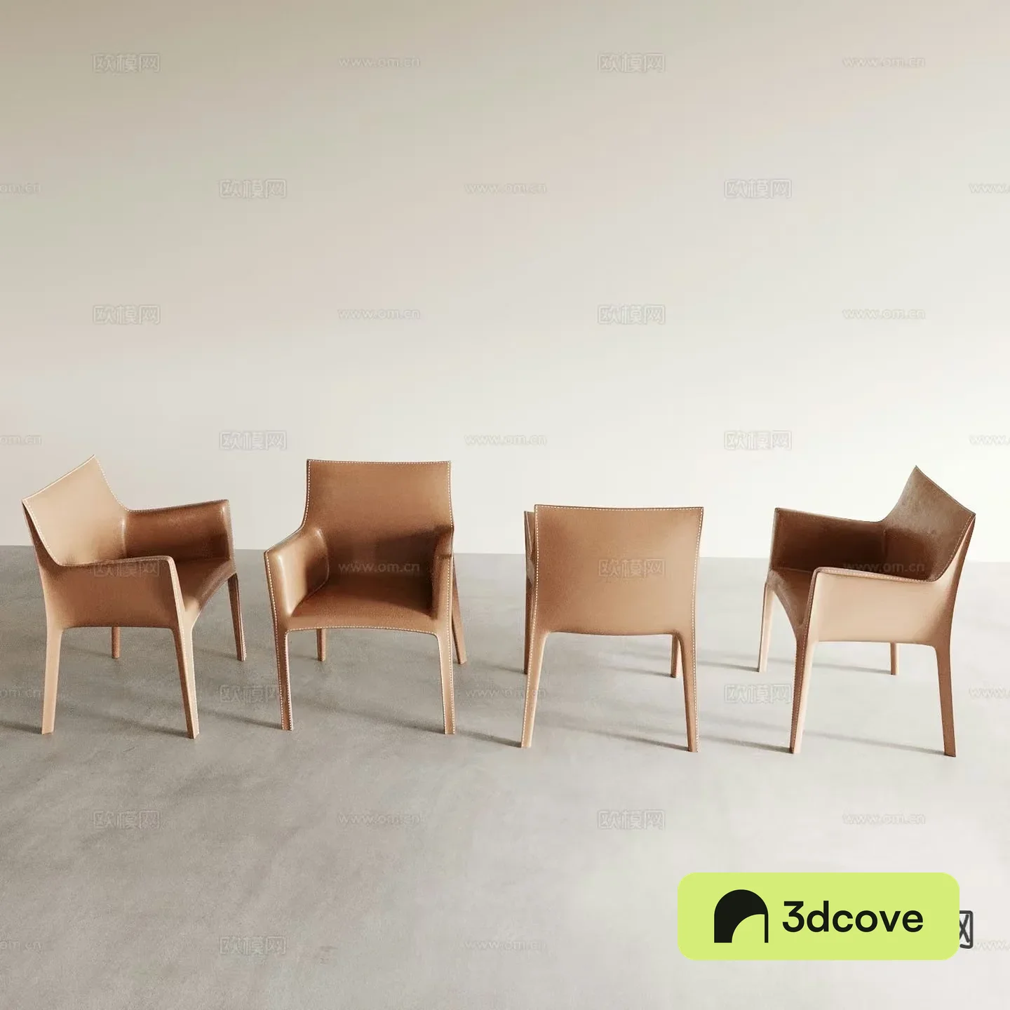 Brown Leather Chairs