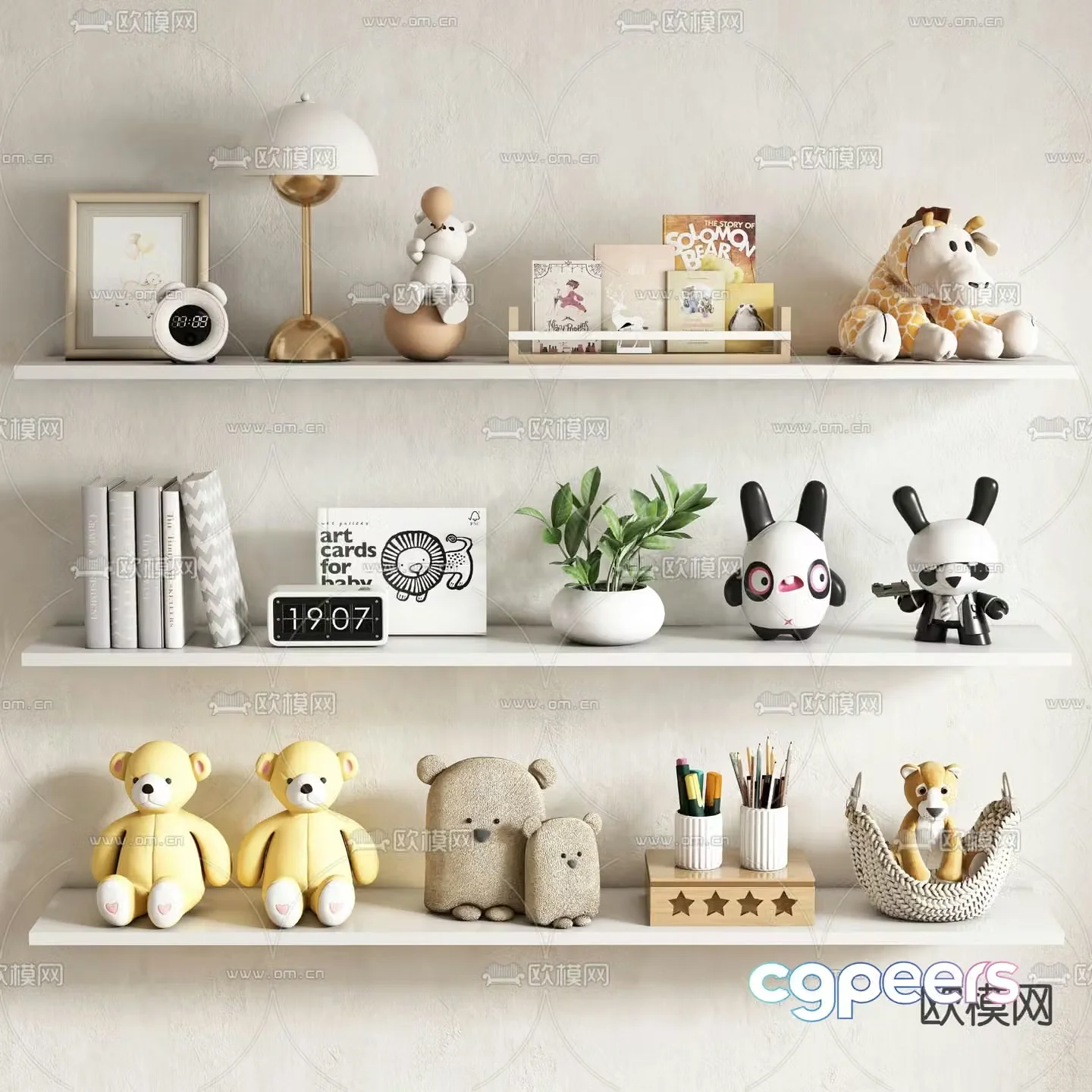 Children’s ornaments dolls toys doll 3d model