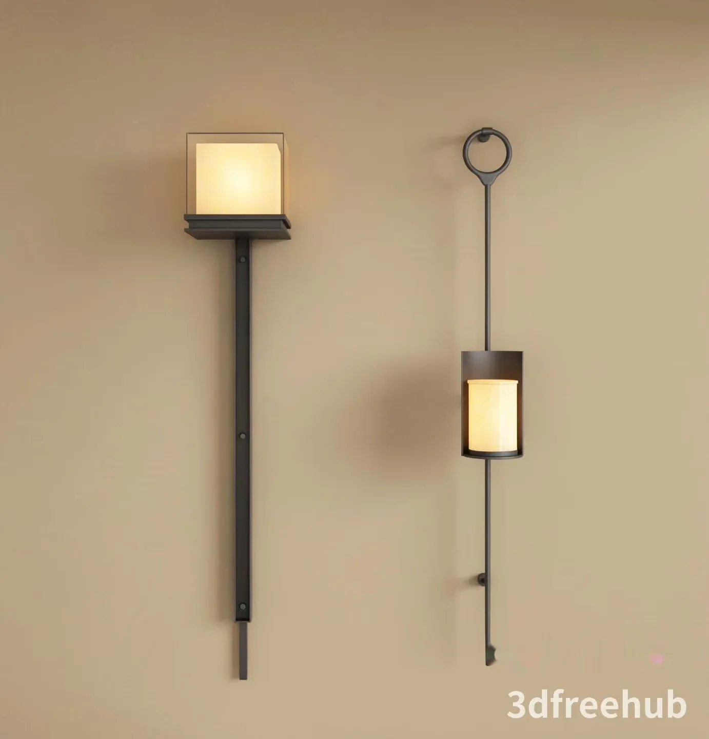 Modern Outdoor Light Fixture 3D Model – 23620 – VRAY Render