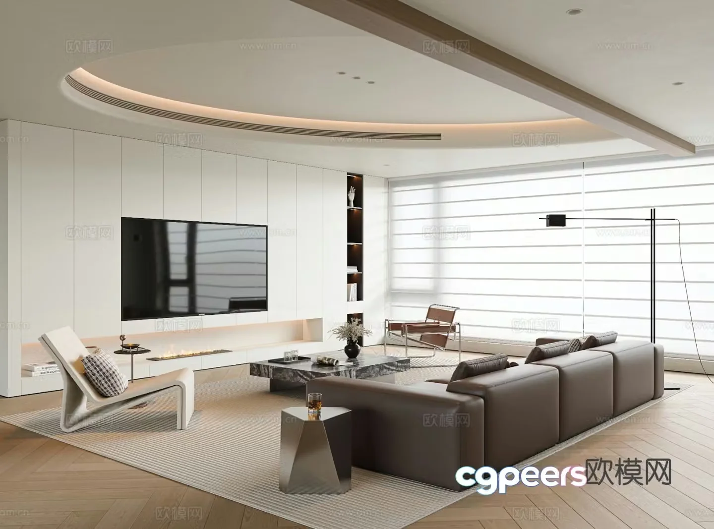 Italian living room 3d model