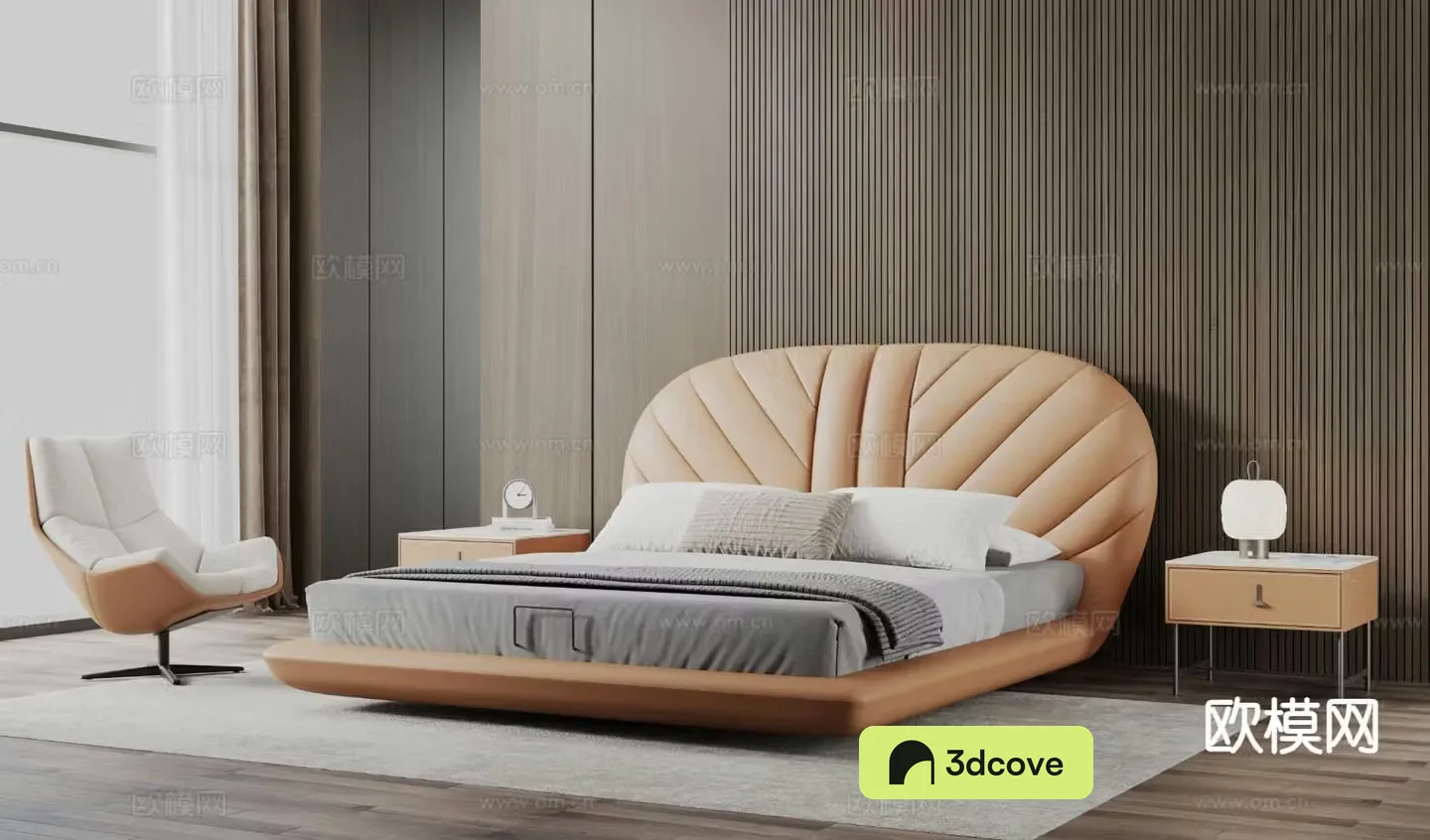 Italian double bed