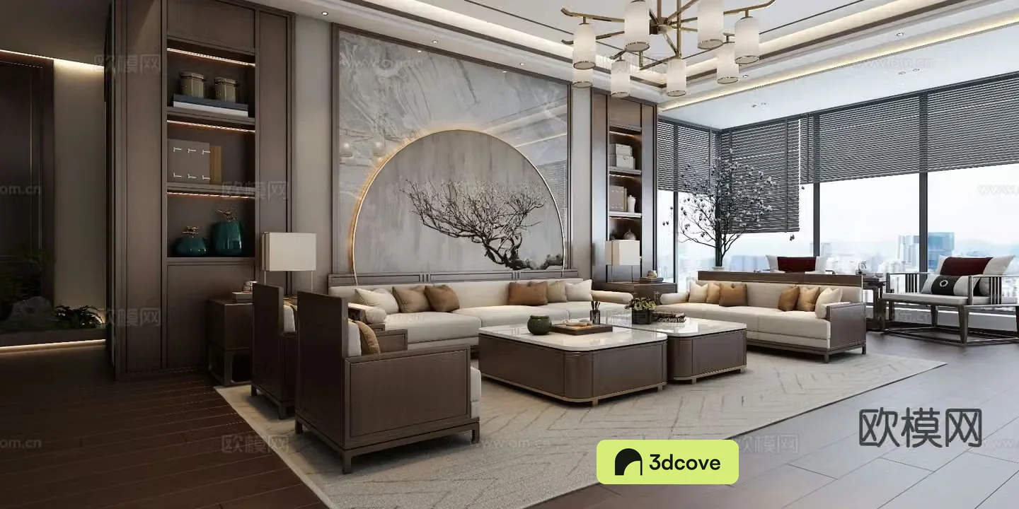 New Chinese style living room