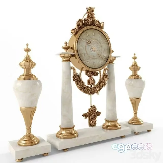 3ds Max Free – Antique Clock
