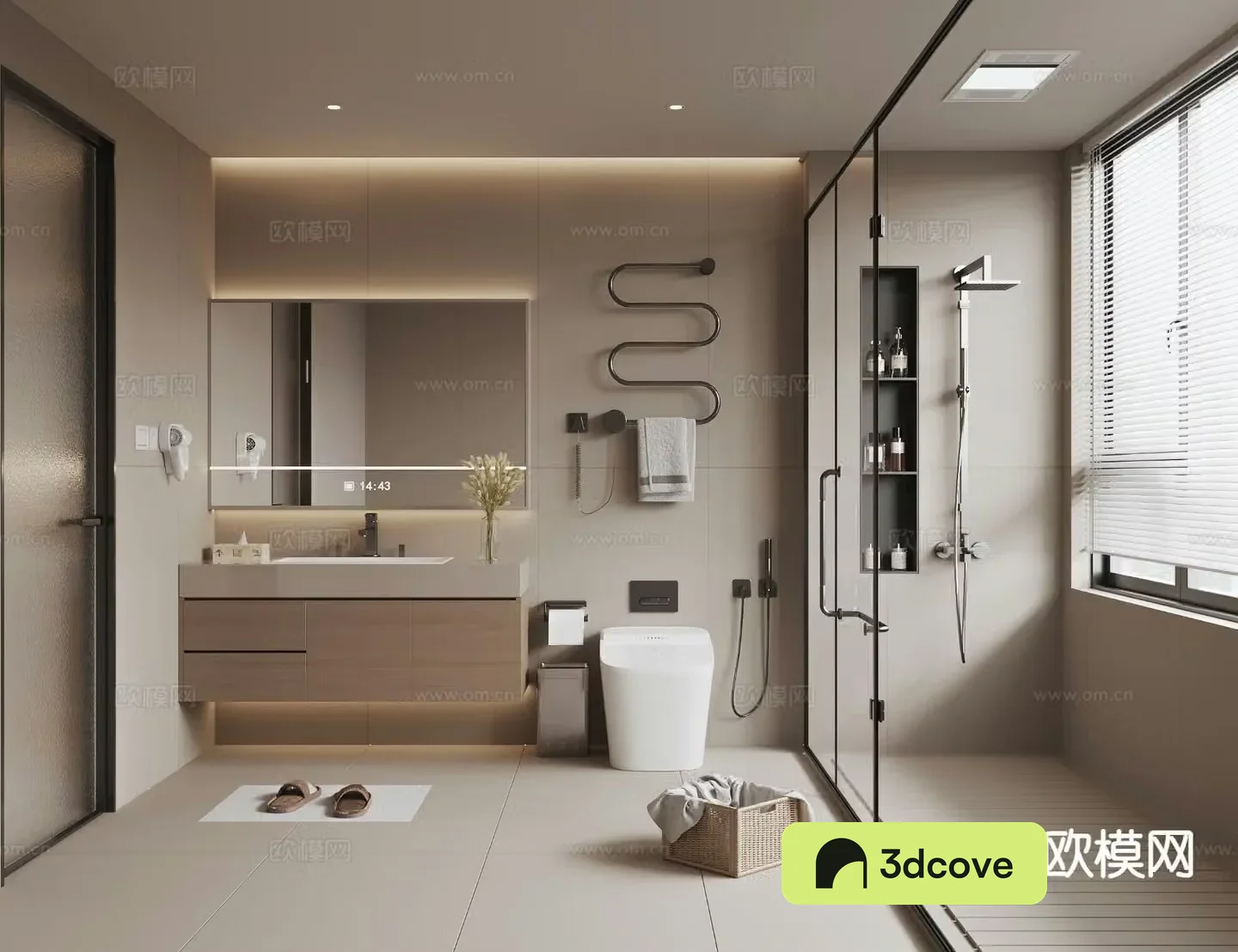 Modern bathroom