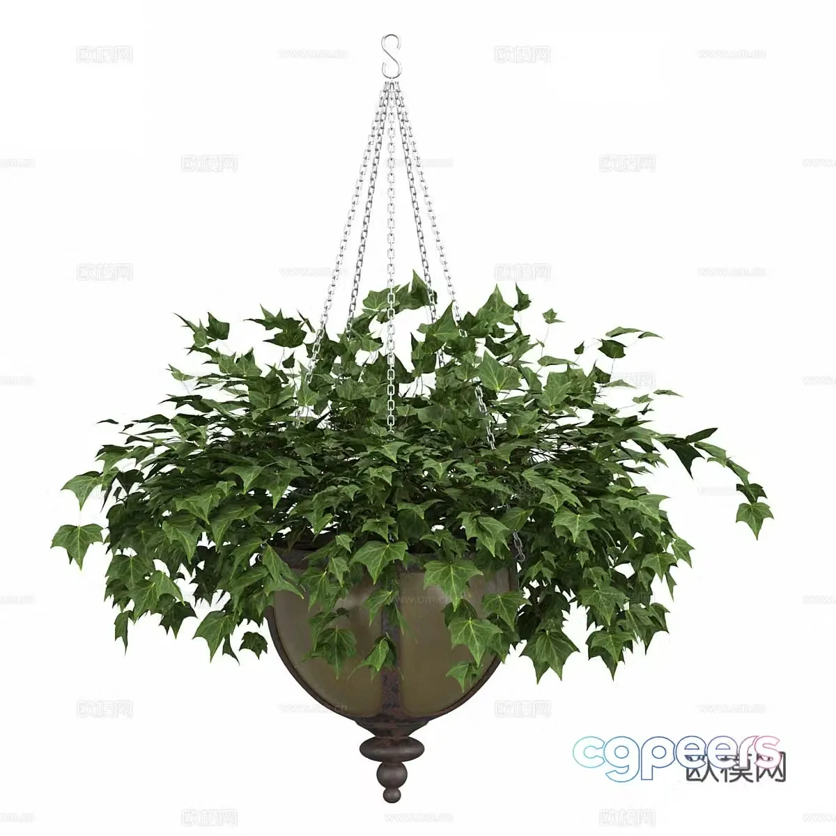 3D model of lifting flower pot