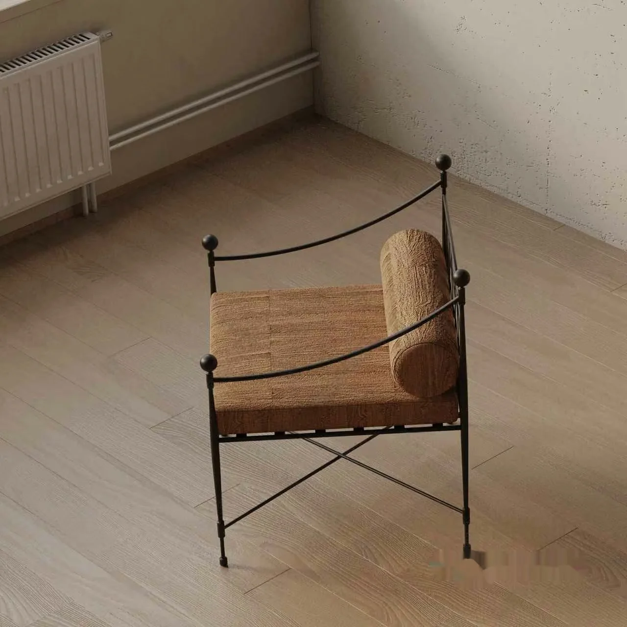 A Simple Metal Chair 3D Model – 5379 – VRAY Render