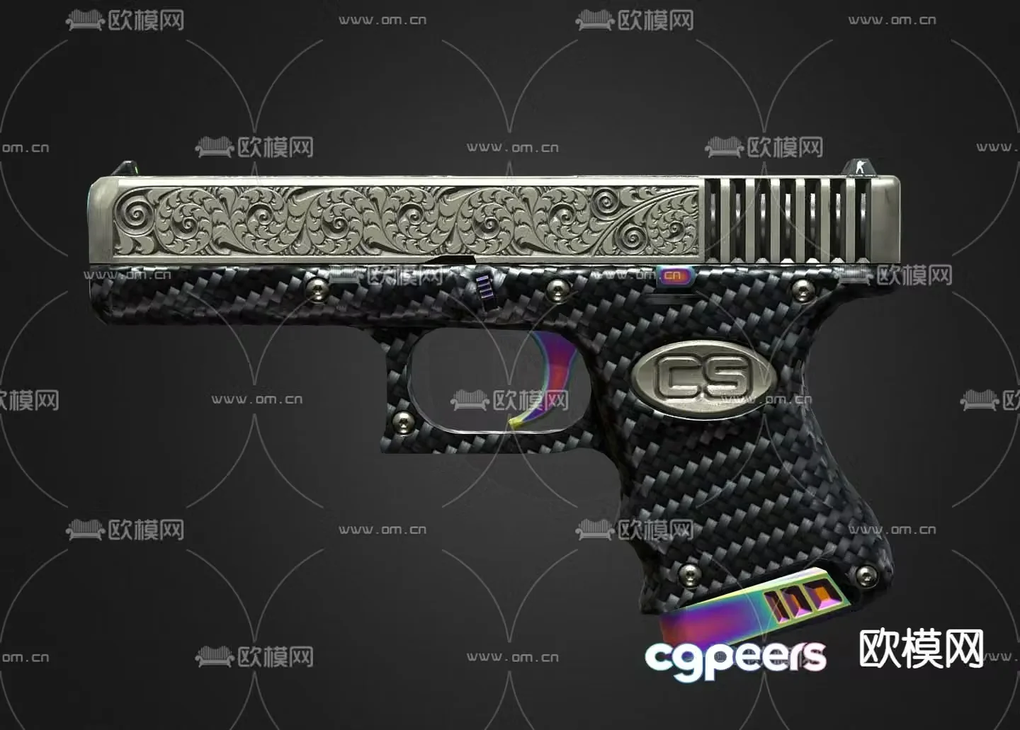 Children’s toys toy pistol 3d model