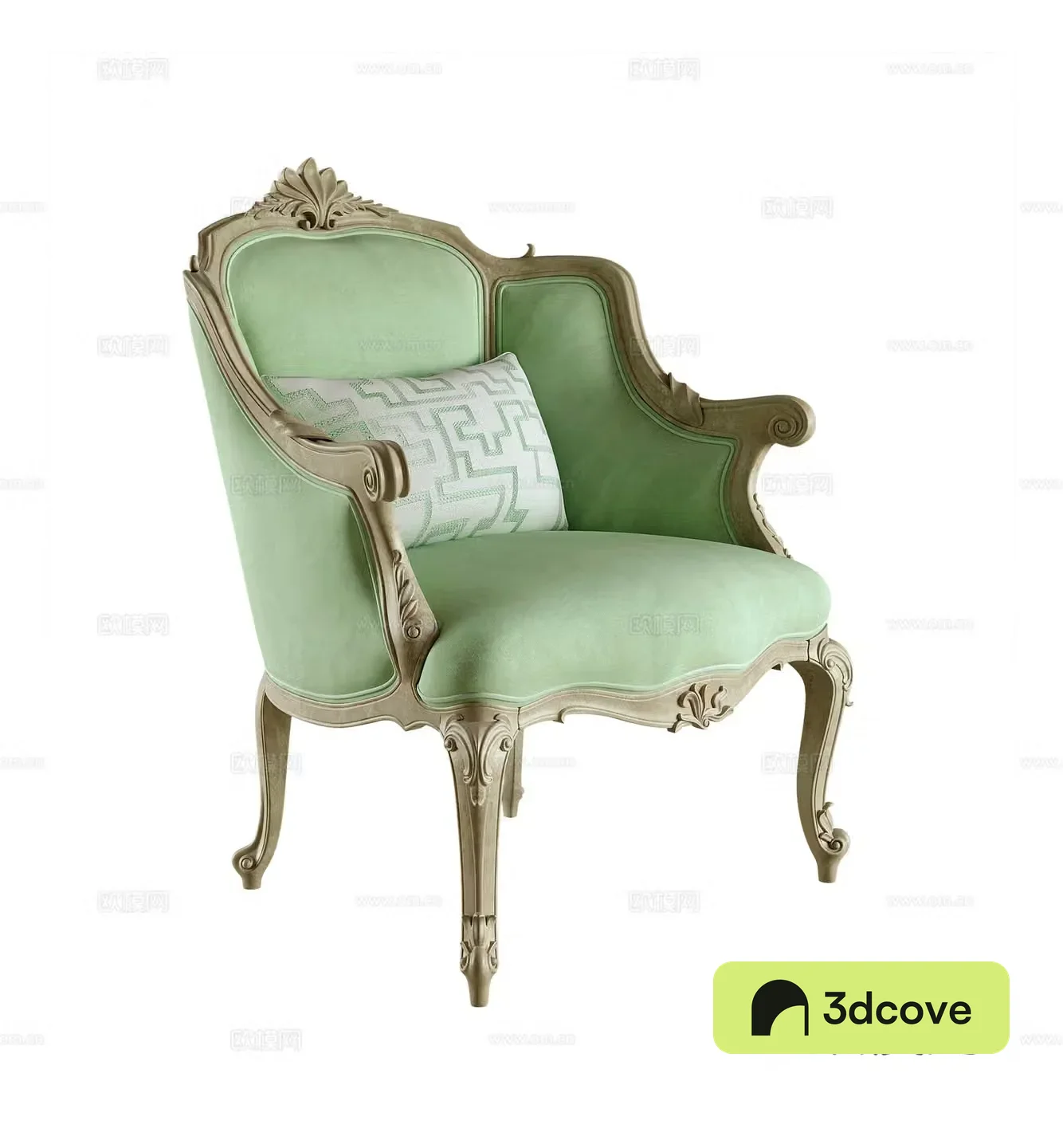 French casual chair