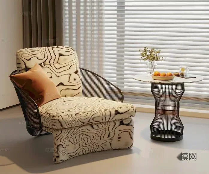 Modern Living Room 3D Model – 11136 – VRAY Render