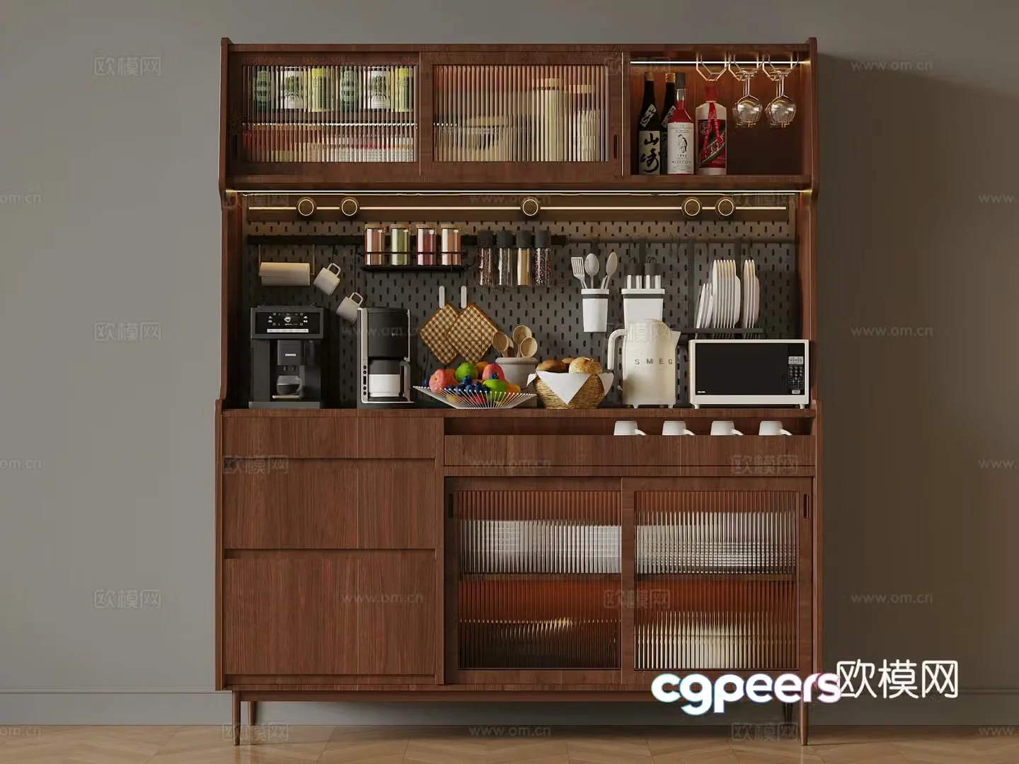 Modern sideboard 3D model