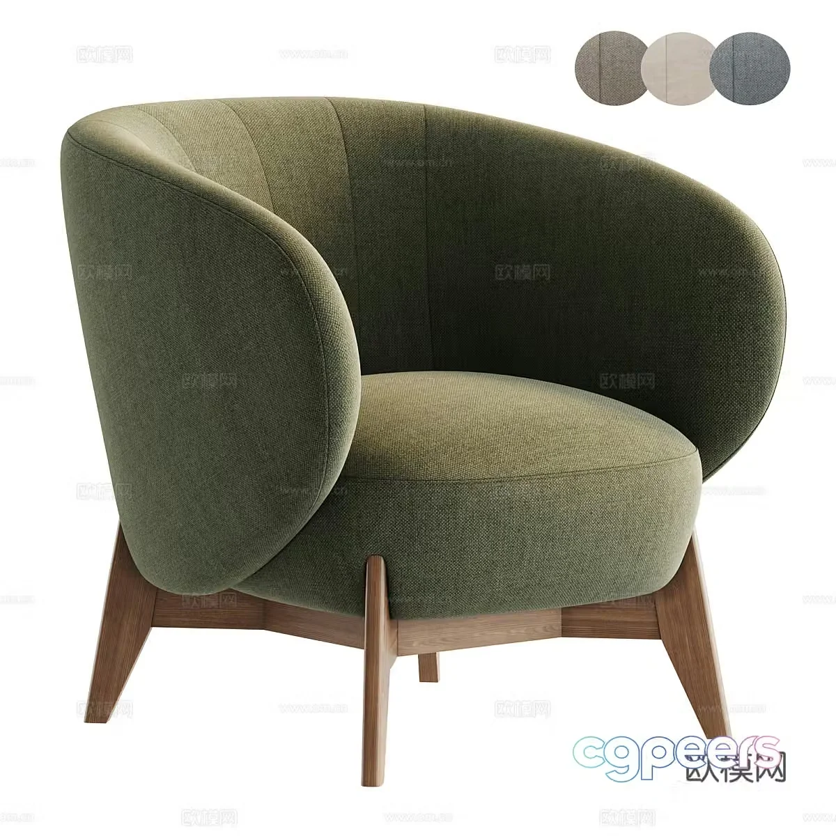 Sofa chair leisure chair 3d model