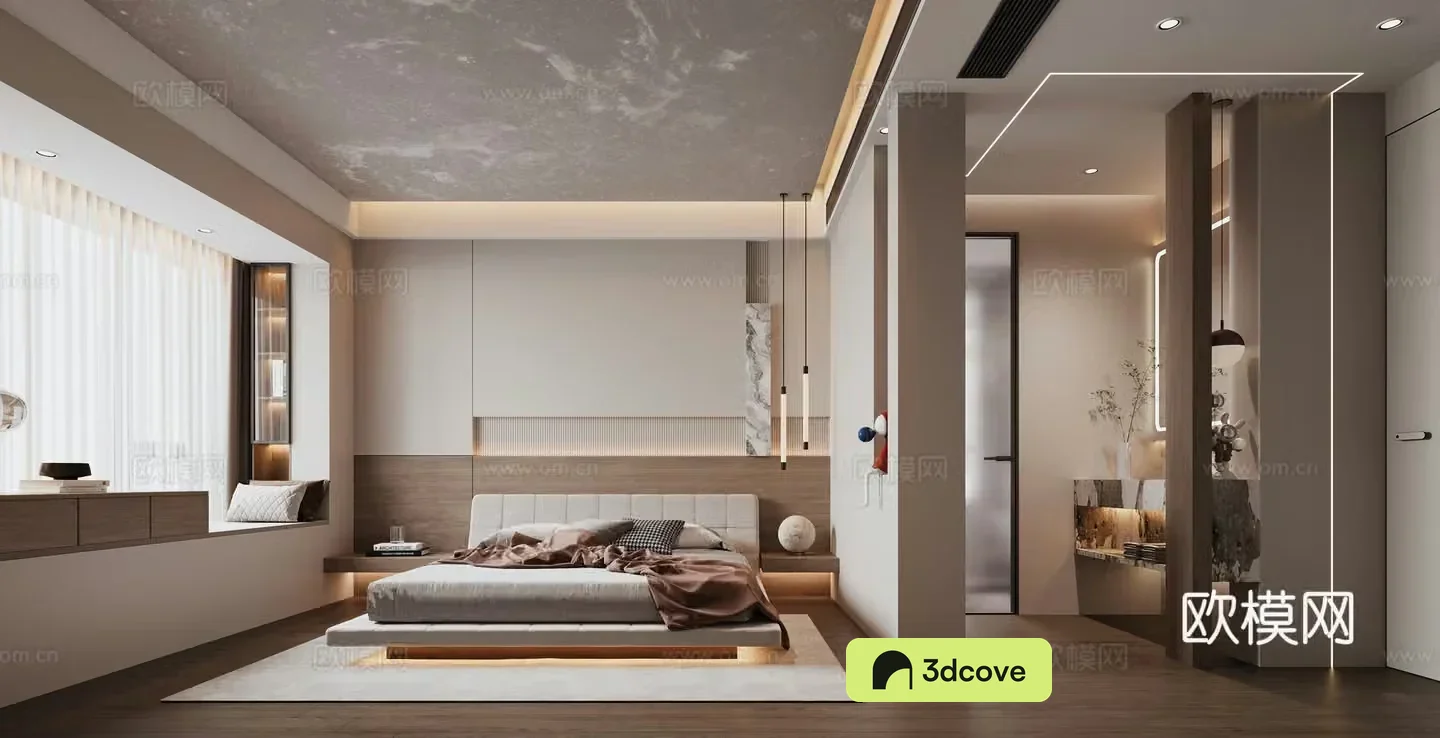 Modern bedroom