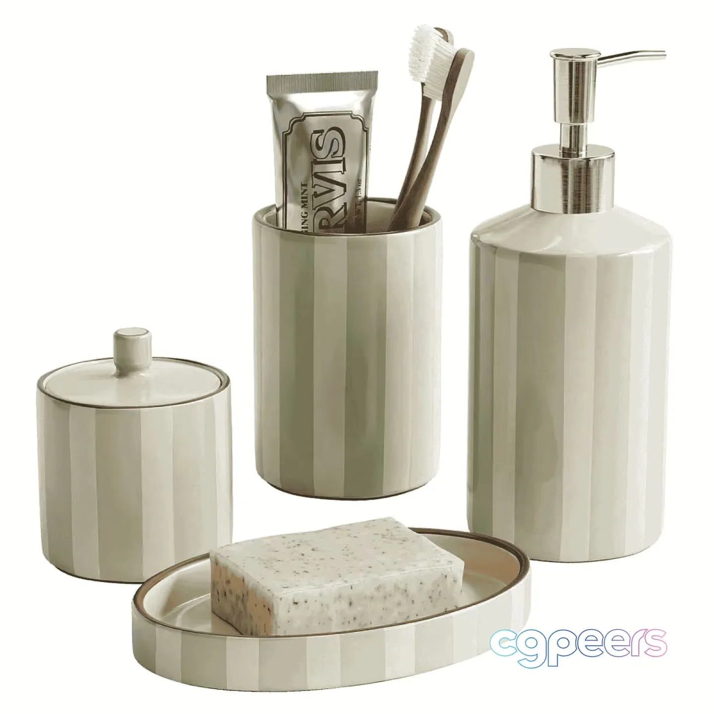 A Bathroom Set 3D Model – 15851 – CORONA Render