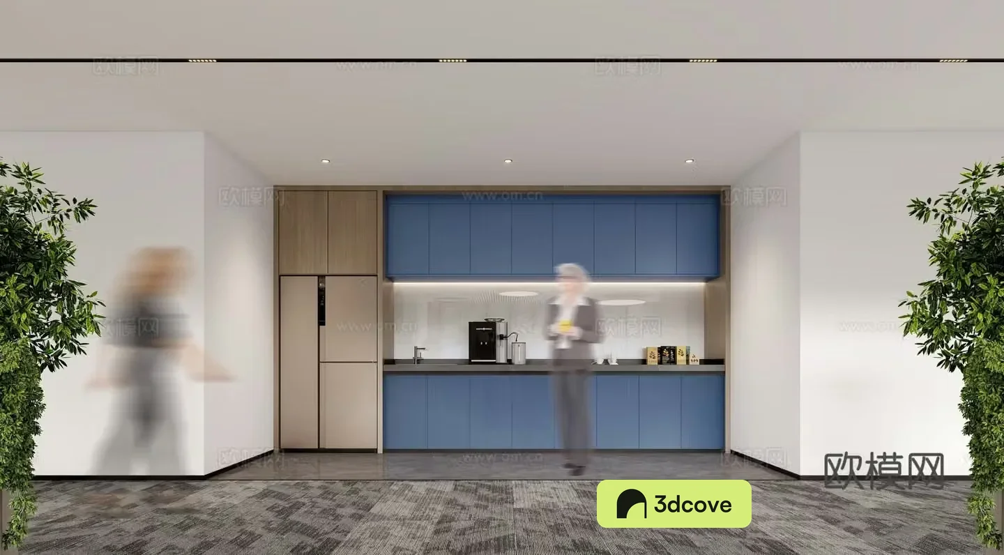 Modern office pantry