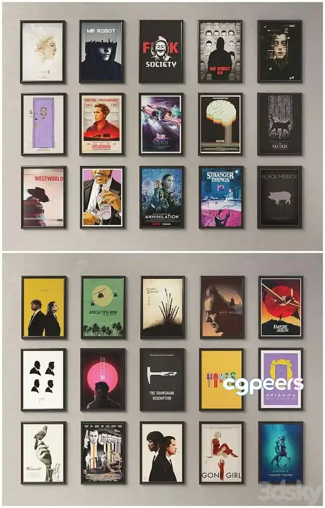 3ds Max Free – Posters Movie – 2